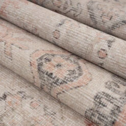 Soft Washable Cream Bathroom Mat - Elnora -Kukoon Rugs Store Washable Elnora detail 14 1