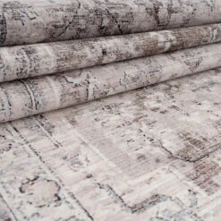 Soft Washable Vintage Bathroom Mat - Elsie -Kukoon Rugs Store Washable Elsie detail 17