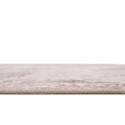 Soft Washable Distressed Bathroom Mat - Ernest -Kukoon Rugs Store Washable Ernest detail 04 1