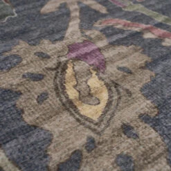 Soft Washable Wildflower Bathroom Mat - Francine -Kukoon Rugs Store Washable Francine detail 12