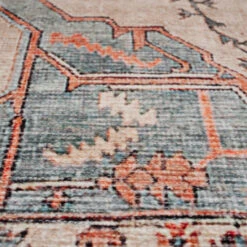 Soft Washable Heritage Doormat - Hazel -Kukoon Rugs Store Washable Hazel detail 10 1