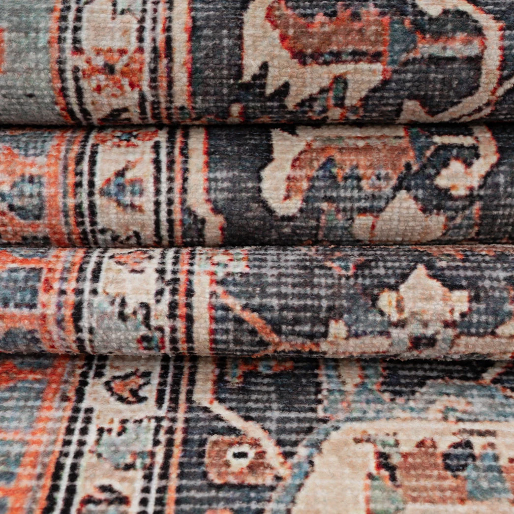 Soft Washable Blue Heritage Runner - Hazel 6 Soft Washable Blue Heritage Runner - Hazel - Image 4