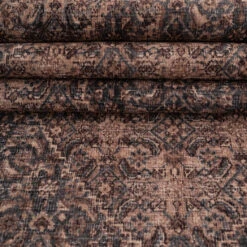 Soft Washable Brown Bathroom Mat - Mabel -Kukoon Rugs Store Washable Mabel detail 11