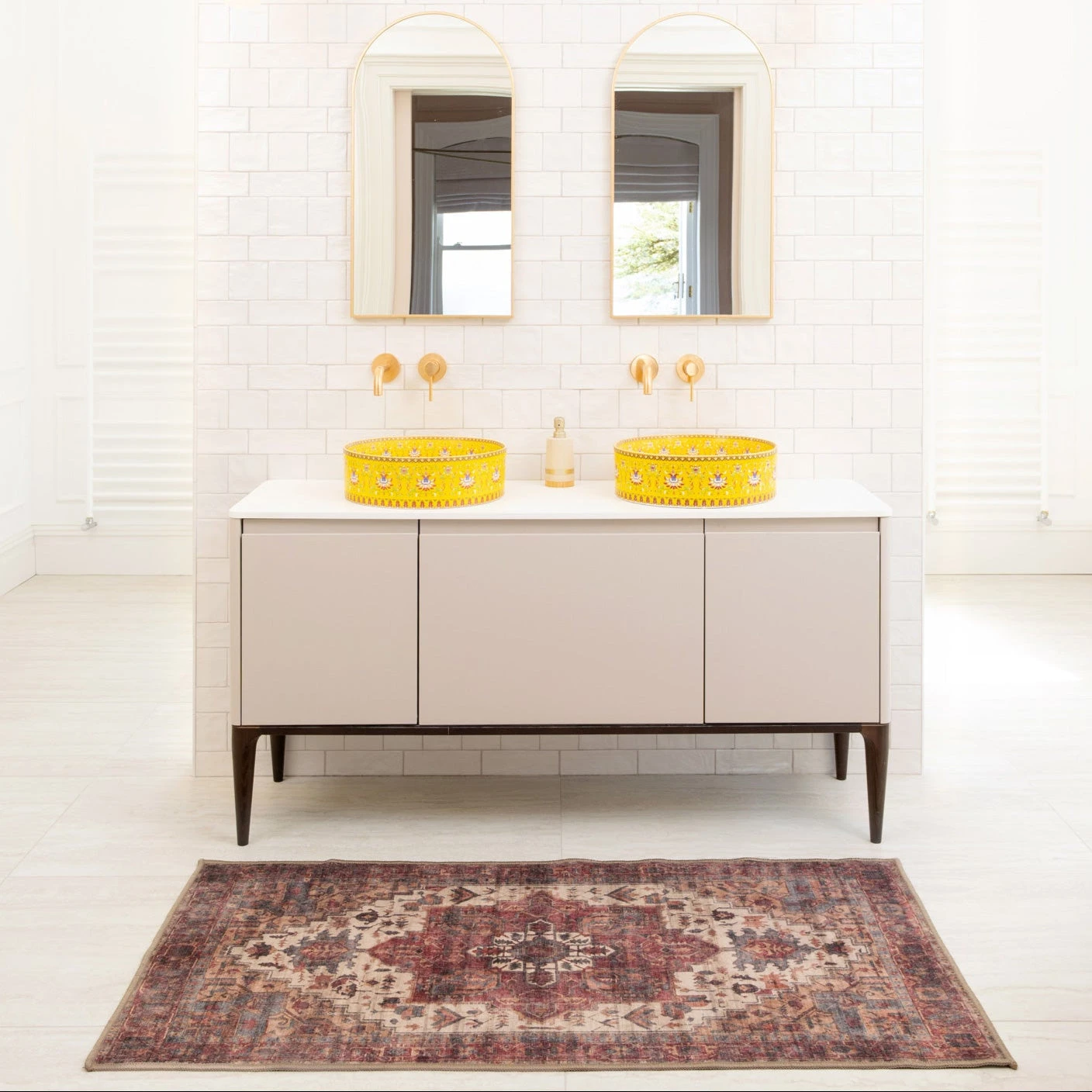 Soft Washable Burgundy Bathroom Mat - Rubyana 4 Soft Washable Burgundy Bathroom Mat - Rubyana - Image 2