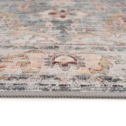 Washable Blue Vintage Runner - Serene -Kukoon Rugs Store Washable Serene Details 2 8f888ef9 3572 4b54 8248 b6d5358bc227