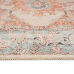 Washable Terracotta Vintage Runner - Sisu 17 Washable Terracotta Vintage Runner - Sisu -Kukoon Rugs Store Washable Sisu Details 2 1