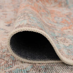 Washable Terracotta Vintage Rug - Sisu -Kukoon Rugs Store Washable Sisu Details 20