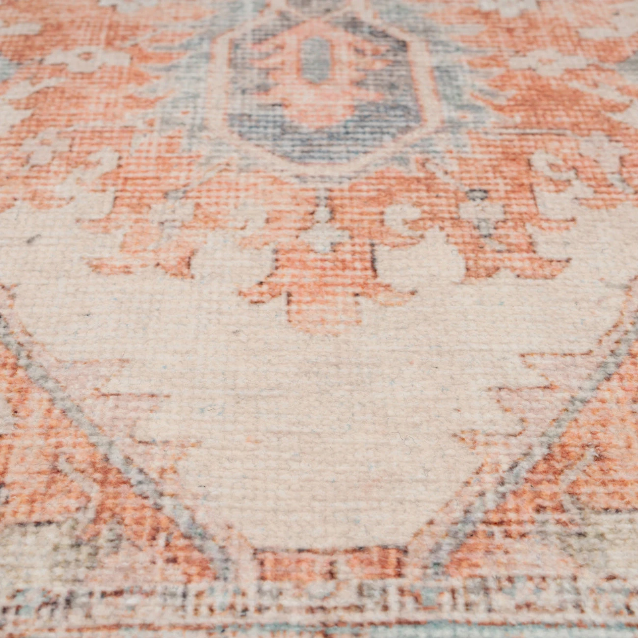 Washable Terracotta Vintage Runner - Sisu 11 Washable Terracotta Vintage Runner - Sisu - Image 9