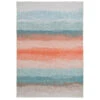 Soft Washable Multicolour Abstract Rug - Solene -Kukoon Rugs Store Washable Solene overhead SQ