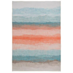 Soft Washable Multicolour Abstract Rug - Solene