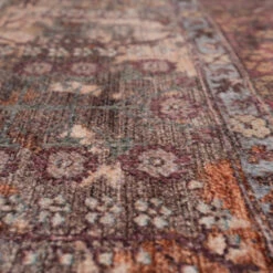 Soft Washable Red Doormat - Violet -Kukoon Rugs Store Washable Violet detail 14 2