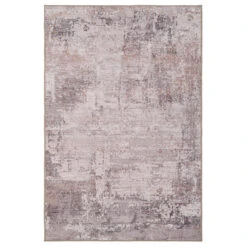 Soft Washable Distressed Greige Rug - Ernest