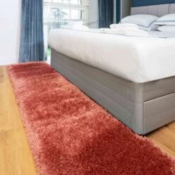 Deluxe Thick Soft Terracotta Shaggy Hall Runner Rug 10 Deluxe Thick Soft Terracotta Shaggy Hall Runner Rug -Kukoon Rugs Store Whistler 20Shaggy 20Rug 20Beige 20 127 hall 20runners