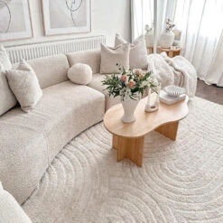 Soft Cream Boho Rug - Groove -Kukoon Rugs Store ZolaGroove