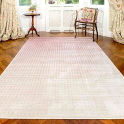 Modern Blush Spotted Ombre Effect Hall Runner Rug -Kukoon Rugs Store alabama dottie blush 5585 5B2 5D