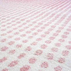 Modern Blush Spotted Ombre Effect Hall Runner Rug -Kukoon Rugs Store alabama dottie blush 5585 5B4 5D