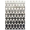 Modern Grey Geometric Triangle Living Room Rug - Powell -Kukoon Rugs Store alabama powell grey 5810