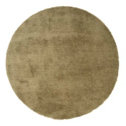 Premium Sage Green Shaggy Circle Rug - Sage