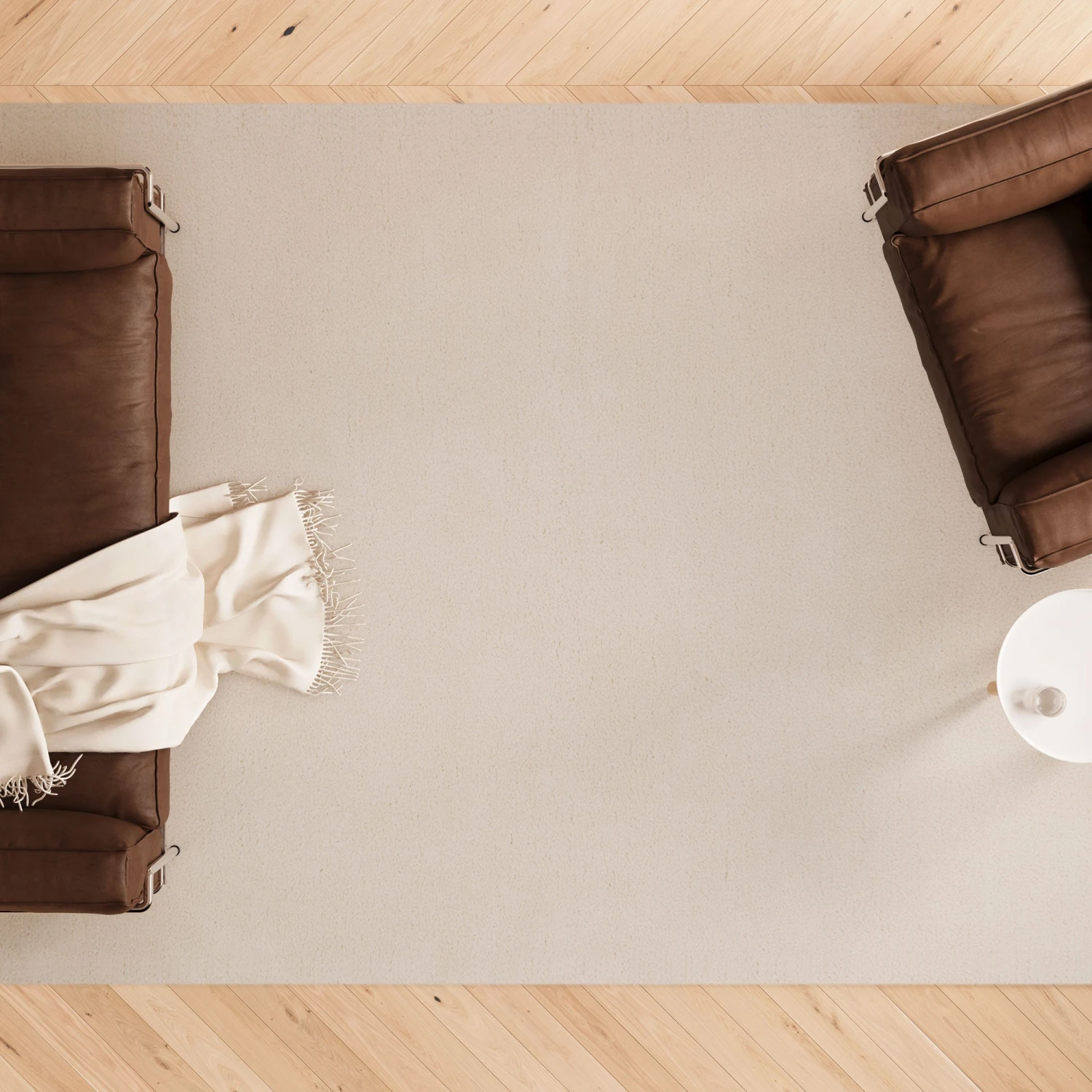 Premium Cream Shaggy Rug - Lace 9 Premium Cream Shaggy Rug - Lace - Image 7