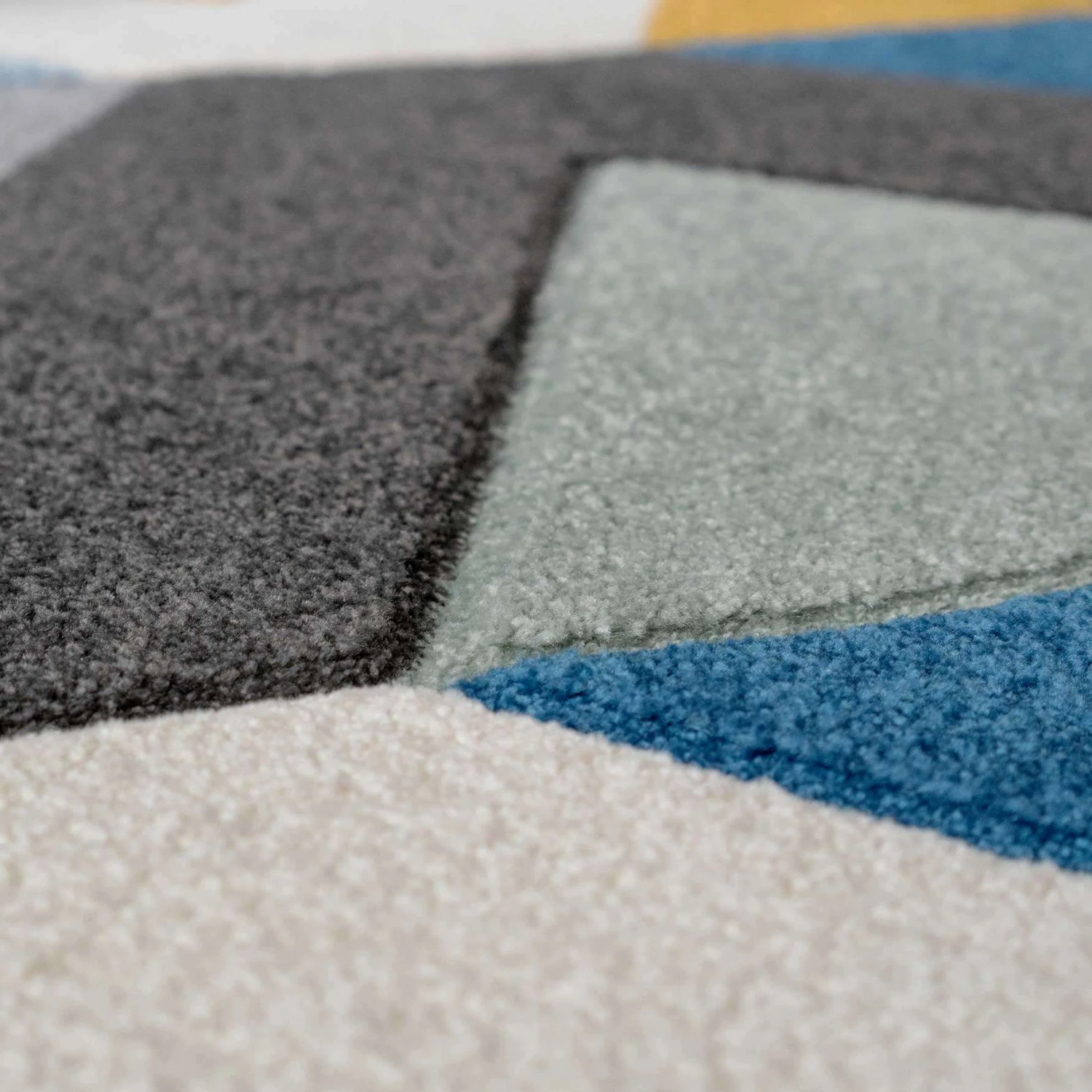 Multicolour Woven Geometric Area Rug - Angora 9 Multicolour Woven Geometric Area Rug - Angora - Image 7