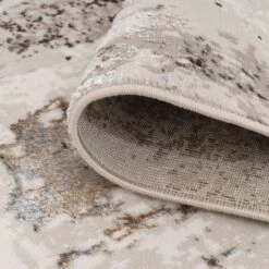 Elegant Beige Canvas Rug - Anala -Kukoon Rugs Store antaras anala 00781