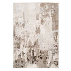 Elegant Beige Canvas Rug - Anala