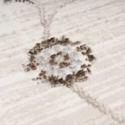 Beige Floral Vine Rug - Lata -Kukoon Rugs Store antaras lata 00603