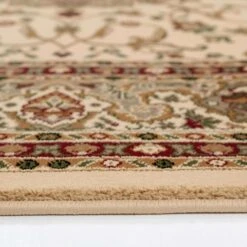 Traditional Cream Bordered Rug 14 Traditional Cream Bordered Rug -Kukoon Rugs Store aria cream 4270 5B4 5D