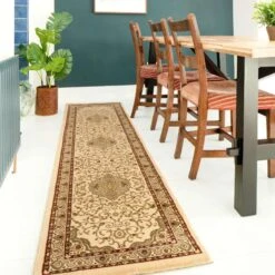 Traditional Cream Bordered Rug 15 Traditional Cream Bordered Rug -Kukoon Rugs Store aria cream 4270 5B5 5D