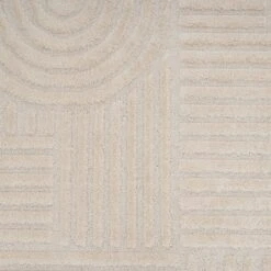 Warm White Wabi Sabi Rug - Bow -Kukoon Rugs Store ashbee bow white 06763