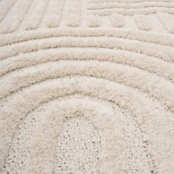 Warm White Wabi Sabi Rug - Bow -Kukoon Rugs Store ashbee bow white 06783
