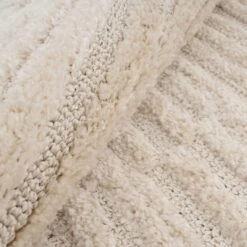 Warm White Linear Area Rug - Bowie -Kukoon Rugs Store ashbee bowie white 06852