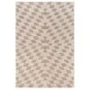 Beige White Rhombic Rug - Reva 2 Beige White Rhombic Rug - Reva -Kukoon Rugs Store ashbee reva white 05296 overhead