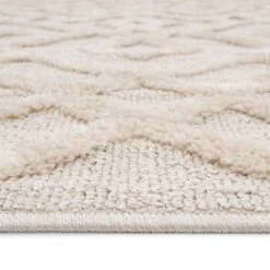 Warm White Interlocking Rug - Sade -Kukoon Rugs Store ashbee sade white 06680