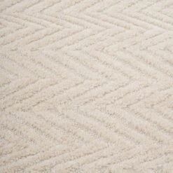 Warm White Chevron Rug - Sula -Kukoon Rugs Store ashbee sula white 06919