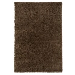 Super Soft Luxury Brown Shaggy Rug -Kukoon Rugs Store aspen brown overhead DSC04943 copy for web