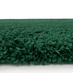 Super Soft Luxury Dark Green Shaggy Rug -Kukoon Rugs Store aspen green for web