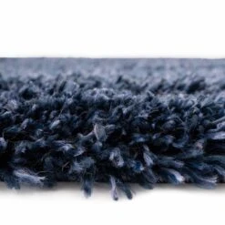 Super Soft Luxury Navy Shaggy Rug -Kukoon Rugs Store aspen navy 07121