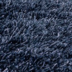 Super Soft Luxury Navy Shaggy Rug -Kukoon Rugs Store aspen navy 07138