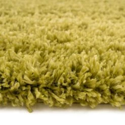 Super Soft Luxury Moss Green Shaggy Rug - Aspen -Kukoon Rugs Store aspen spring green 07092