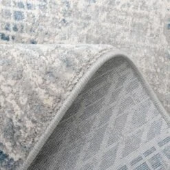 Modern Blue Distressed Abstract Living Room Rug - Astia 17 Modern Blue Distressed Abstract Living Room Rug - Astia -Kukoon Rugs Store astia blue 9038 5B3 5D