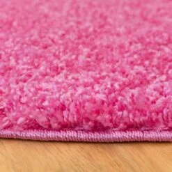 Barbie Pink Shaggy Circle Rug -Kukoon Rugs Store barbie 0736bvx 20 2 5B1 5D
