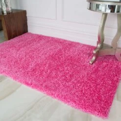 Barbie Pink Shaggy Runner Rug -Kukoon Rugs Store barbie 1008 5B5 5D