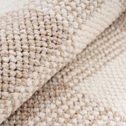 Chunky Beige Wool Style Rug - Etta -Kukoon Rugs Store bouclair etta 02486