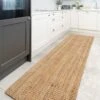 Rustic Jute Sisal Brown Natural Runner Rug 2 Rustic Jute Sisal Brown Natural Runner Rug -Kukoon Rugs Store boucle jute RR 0432