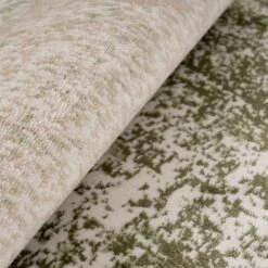 Earthy Green Abstract Rug - Barrow -Kukoon Rugs Store catalina barrow green 01510