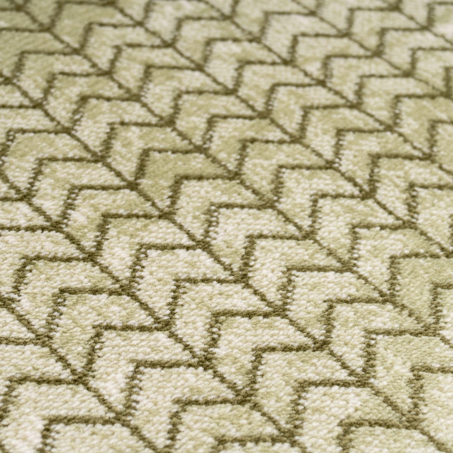 Soft Green Chevron Rug - Braided 6 Soft Green Chevron Rug - Braided - Image 4