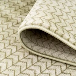Soft Green Chevron Rug - Braided 14 Soft Green Chevron Rug - Braided -Kukoon Rugs Store catalina braided green 01662