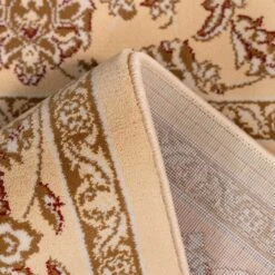 Traditional Cream Motif Round Rug 13 Traditional Cream Motif Round Rug -Kukoon Rugs Store circle 20round 20room 20rugs 20 54 5B4 5D