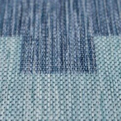 Blue Geometric Indoor Outdoor Area Rug - Shelly -Kukoon Rugs Store decker shelly blue 03402 5B4 5D